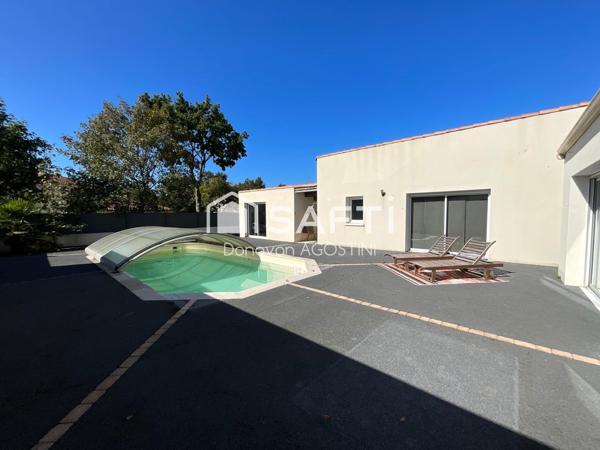 Maison de plain-pied 145 m², 4 chambres, 2 salles d’eau