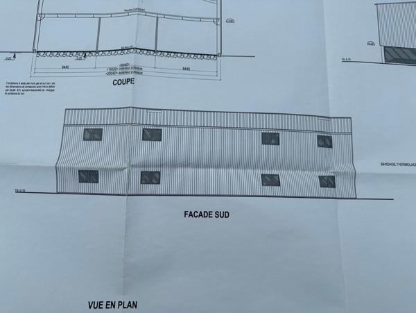 FESSENHEIM 68740, au coeur du futur Technopôle, local d'activités 1200 m2 en ZA, sur un parc de 5000 m2