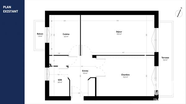 Appartement à vendre 2 pièces 44 m² Nice