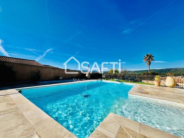 Villa familiale avec dépendance et piscine, cadre privilégié
