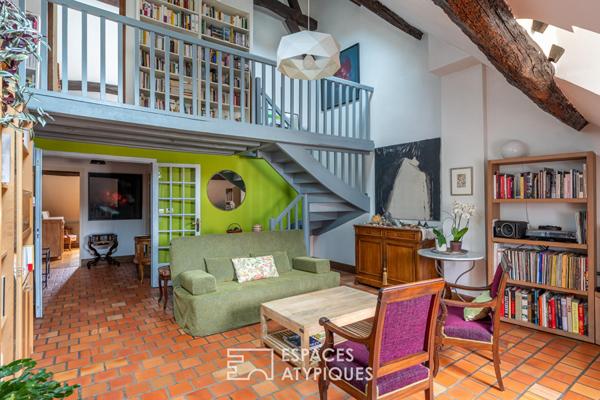 Duplex avec salon cathédrale en hyper-centre historique