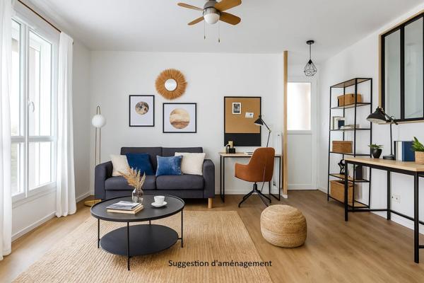 Plain-pied 75m² sur sous-sol en centre-ville