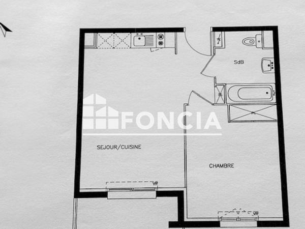 Location Appartement 2 pièces 40.09 m² - 992 ALLEE DES TERMES Juvignac 34990