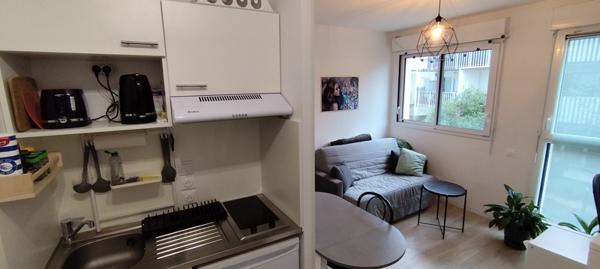 Appartement à vendre |  Saint-Jean-d'Illac |  1 pièce | 21 m²
