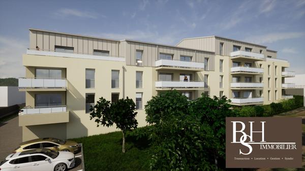 Poitiers, appartement neuf de 43.71m²