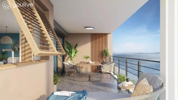 971-Magnifique Appartement T4 135m2 – Vue mer sur Archipel des Saintes et marie Galante !