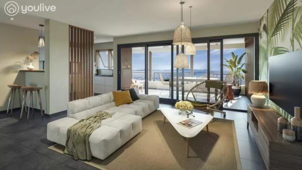 971-Magnifique Appartement T4 135m2 – Vue mer sur Archipel des Saintes et marie Galante !