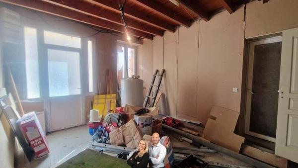 Maison à vendre au centre de Damazan – 50 m² environ, à finir de rénover