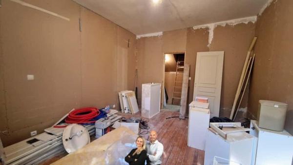 Maison à vendre au centre de Damazan – 50 m² environ, à finir de rénover