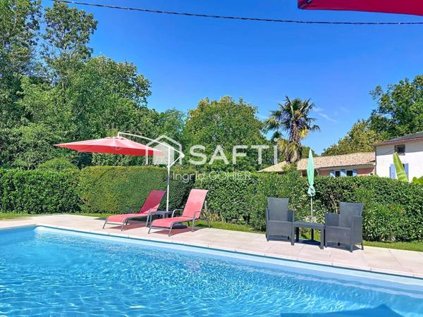 Propriété avec Gîte, Piscine, Dépendances, 1,5 ha de Bois