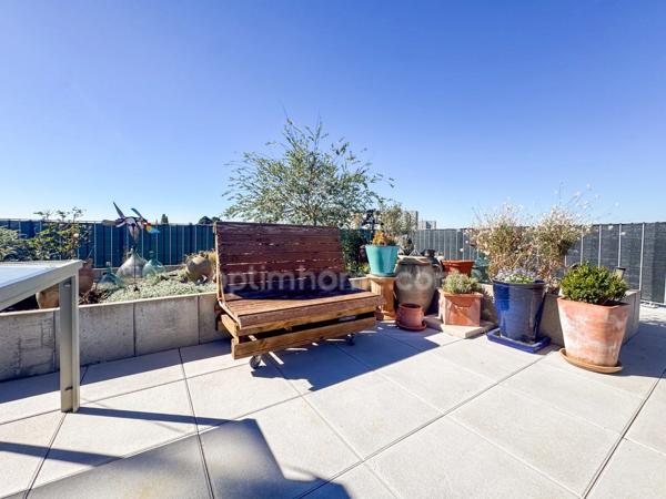 NANTES EST 44300 - NANTES ERDRE - PENTHOUSE D’EXCEPTION - TERRASSE - JARDIN - VUE DEGAGEE - SANS VIS A VIS - CAVE - DPE B 2024 - PMR