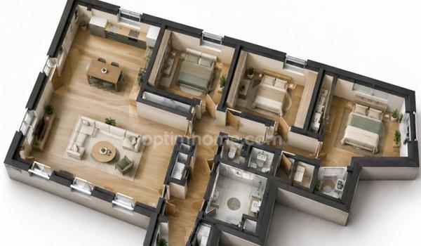 NANTES EST 44300 - NANTES ERDRE - PENTHOUSE D’EXCEPTION - TERRASSE - JARDIN - VUE DEGAGEE - SANS VIS A VIS - CAVE - DPE B 2024 - PMR