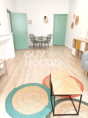 Appartement T2 meublé, rénové, en centre ville.