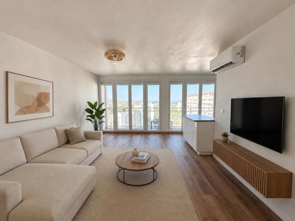 Marseille 9ème, Michelet-Sainte Marguerite, T3 de 55m2 avec deux terrasses et cave.