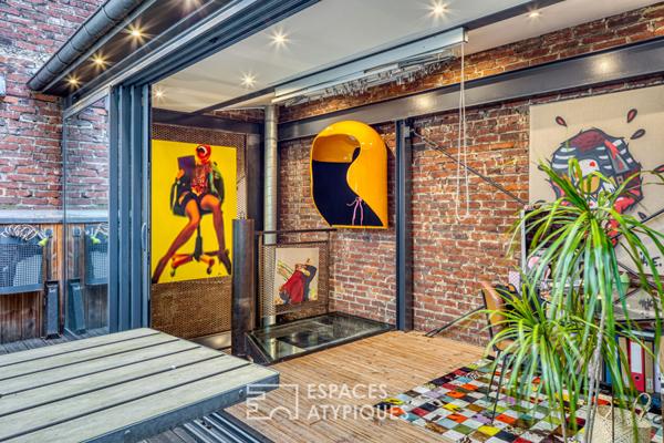 Loft aux perspectives uniques en hypercentre avec terrasse