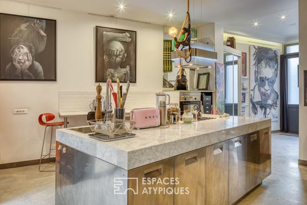 Loft aux perspectives uniques en hypercentre avec terrasse