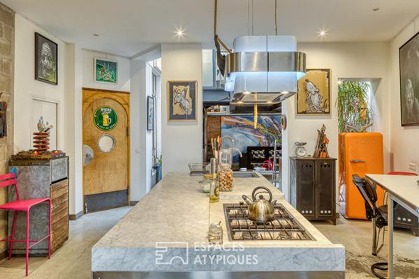 Loft aux perspectives uniques en hypercentre avec terrasse