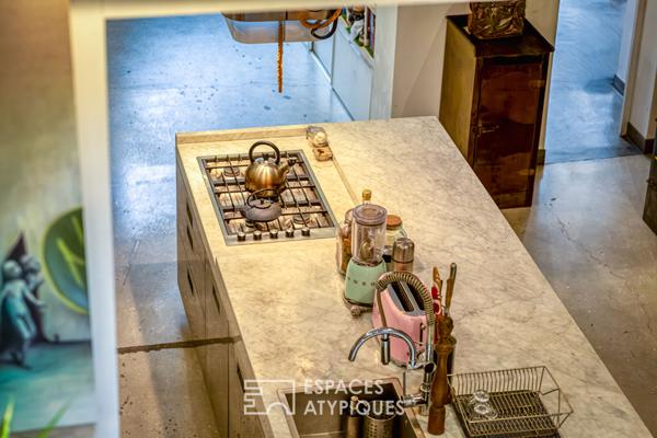 Loft aux perspectives uniques en hypercentre avec terrasse