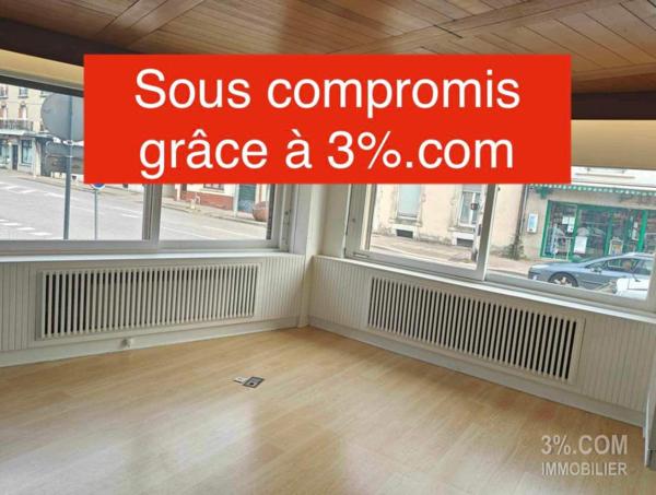 RDC CENTRE-VILLE POMPEY – LOCAL PROFESSIONNEL 87M² AVEC PLACE PARKING PRIVATIVE / COUR/ CAVE Pompey (54340)