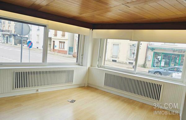 RDC CENTRE-VILLE POMPEY – LOCAL PROFESSIONNEL 87M² AVEC PLACE PARKING PRIVATIVE / COUR/ CAVE Pompey (54340)