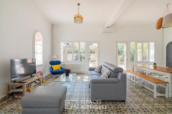 Maison des années 20 rénovée avec jardin