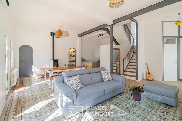 Maison des années 20 rénovée avec jardin