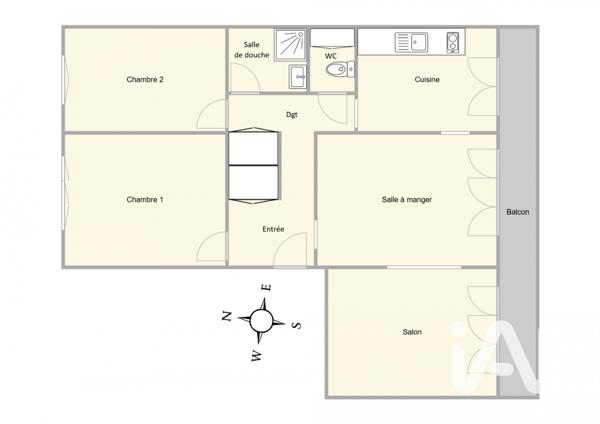 Appartement à vendre 4 pièces 71 m² Châlons-en-Champagne