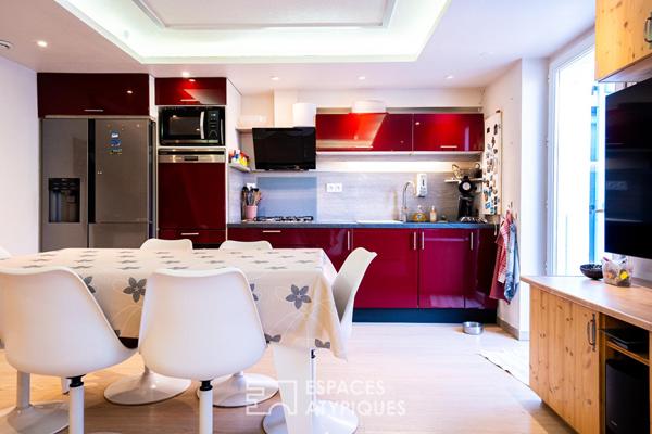 Maison de résidence avec terrasse, proche des plages