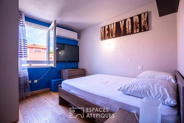 Maison de résidence avec terrasse, proche des plages