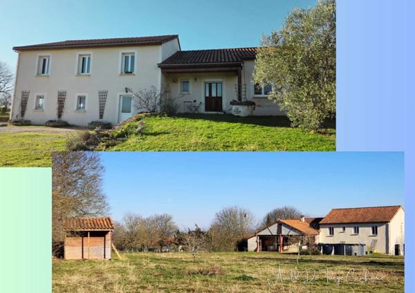 Maison à vendre 5 chambres proche de ROCAMADOUR (46)