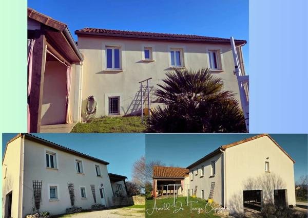 Maison à vendre 5 chambres proche de ROCAMADOUR (46)