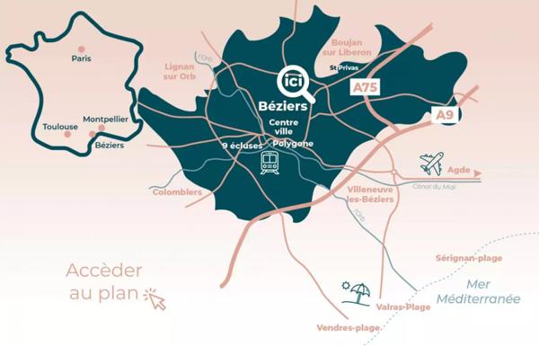 Un habitat tourné vers la nature, T4 de 62 m², avec terrasse exposée Sud