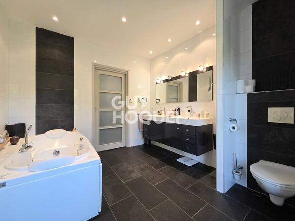 A vendre à Rodez rare maison de ville familiale bourgeoise Art déco 7 pièces de 226 m2 rénovée avec raffinement avec jardin.