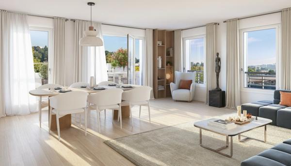 Appartement à vendre 4 pièces en duplex - MASSY (91)