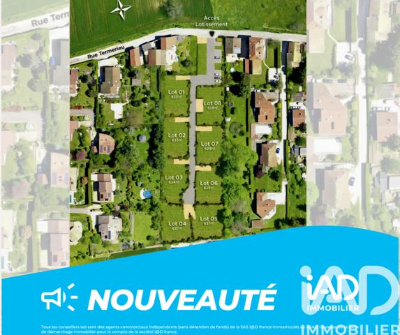 Terrain à vendre 635 m² Voiron