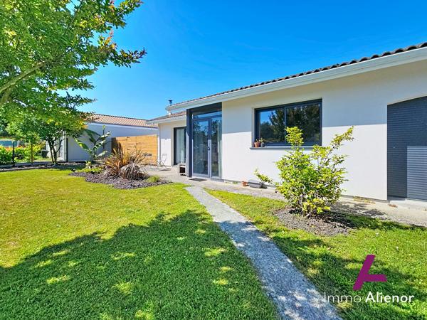 Maison contemporaine 128 m² rénovée – 3 à 4 ch – Centre Le Barp