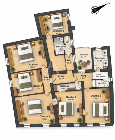 ENSEMBLE IMMOBILIER À VOCATION HÔTELIÈRE - 9 CHAMBRES - CENTRE-VILLE D'ANNET-SUR-MARNE