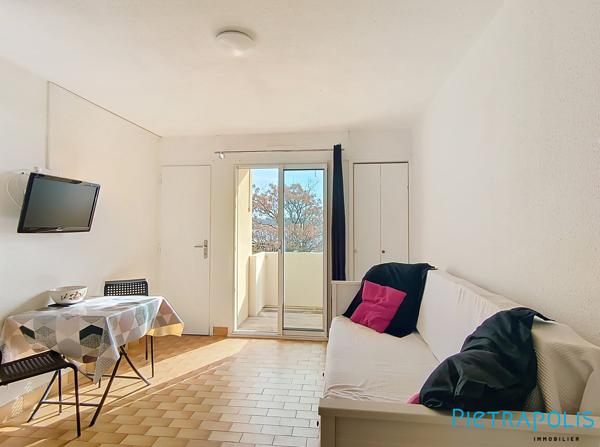 BALARUC-LES-BAINS: Studio rénové et meublé, Face à l'étang, Place de parking privative