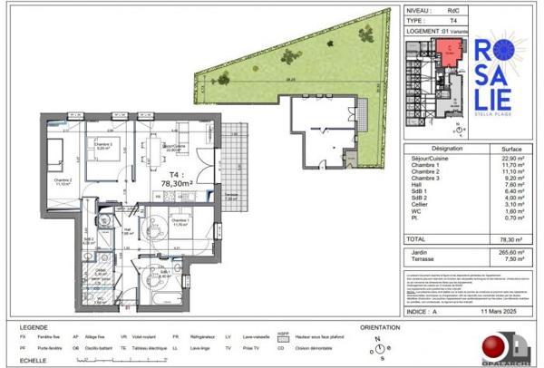 T3 Cucq Secteur villes proches du Touquet 78.30 m²