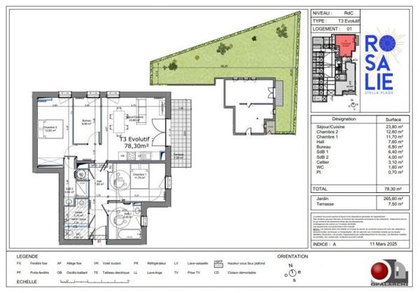 T3 Cucq Secteur villes proches du Touquet 78.30 m²