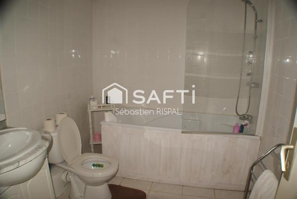 Maison en pierre de plain pied 3 chambres, garage terrain