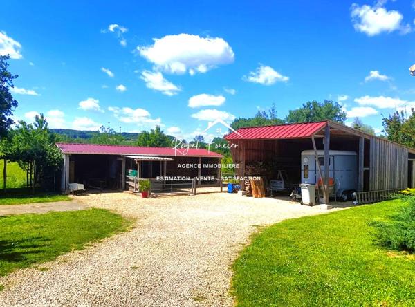 Maison plain-pied avec piscine