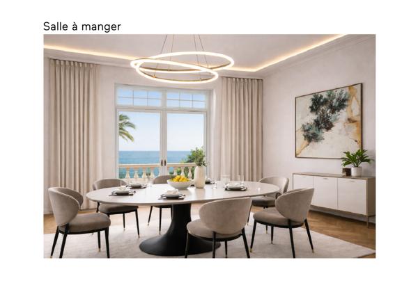 Nice (06200) UNIQUE - Villa Belle-époque sur la Promenade des Anglais