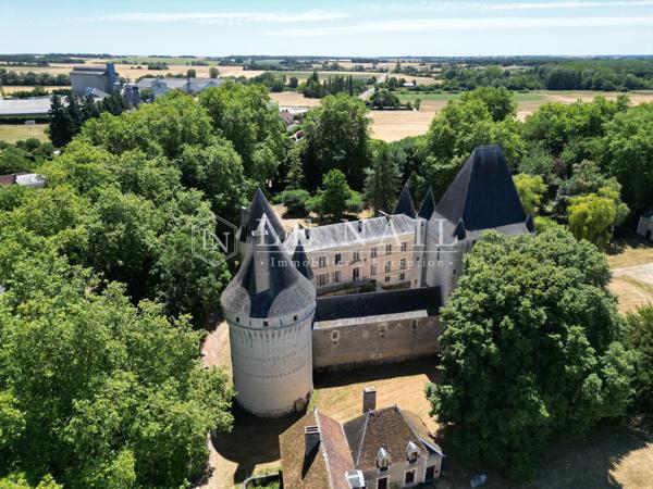 Monumental ensemble castral en Berry, proche d'un sanctuaire renommé