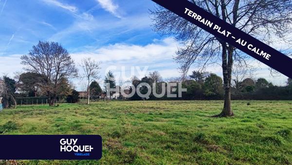 Terrain 1100 m2 LIBRE DE CONSTRUCTEUR