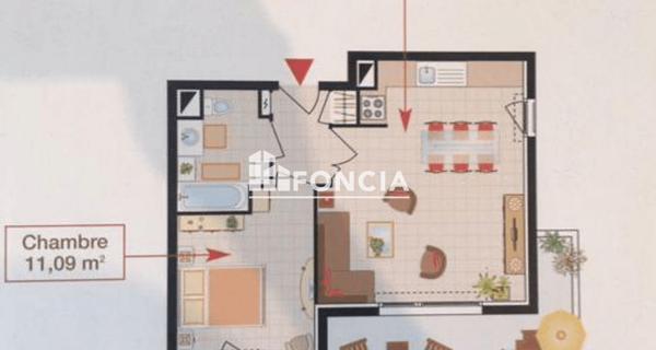 À vendre Appartement 2 pièces 44.35 m² - Cannes 06150