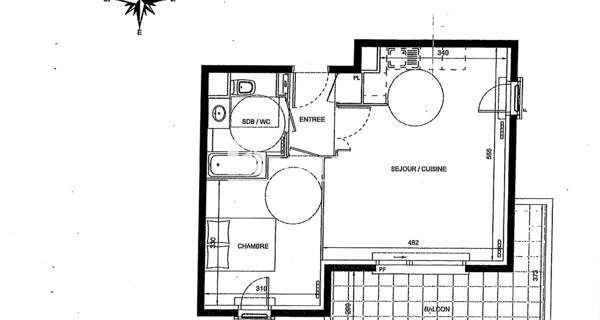 À vendre Appartement 2 pièces 44.35 m² - Cannes 06150