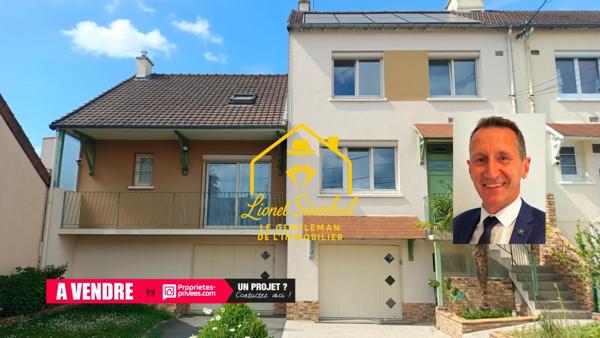 Maison lumineuse et peu énergivore de 10 pièces de plus de 140 m2 habitables à Le Mans quartier Villaret / Maillets /  Jardin des plantes