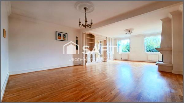 Proche centre : maison 4 chambres, jardin, sous-sol