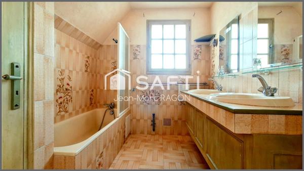Proche centre : maison 4 chambres, jardin, sous-sol